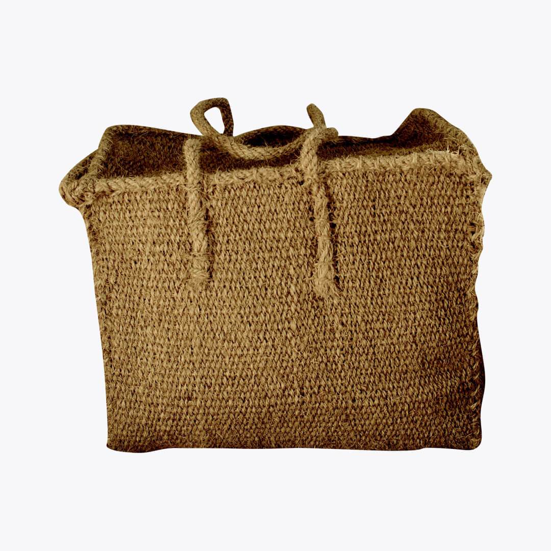 Coir Bag Rectangle W/Lid